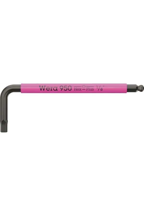 Wera 950 SPKS Renkli, Emperyal, BlackLaser, 1/8 x 63 mm