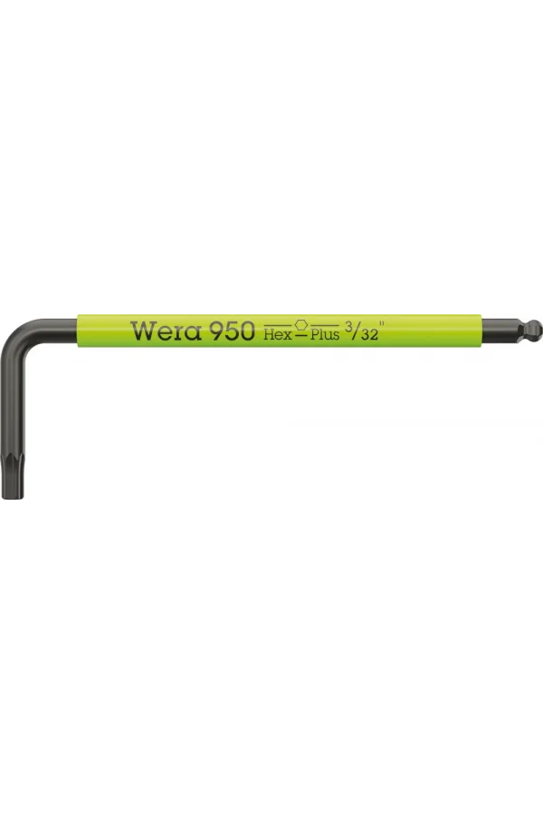Wera 950 SPKS Renkli, Emperyal, BlackLaser, 3/32 x 56 mm