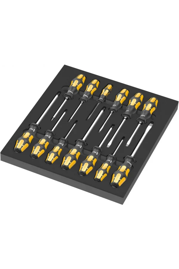 Wera 9714 Özel Kesim Sünger Keski Tornavida Set 1