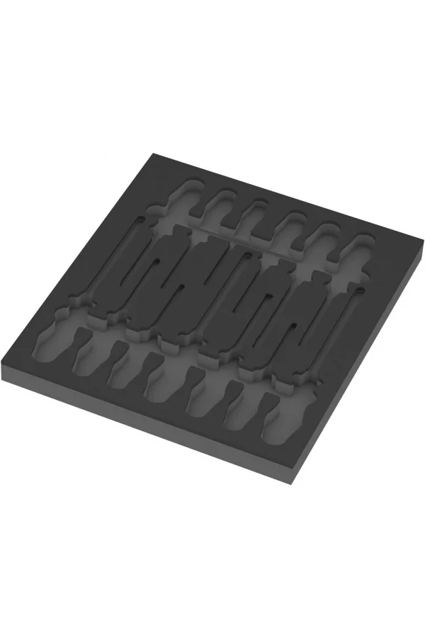 Wera 9814 Özel Kesim Sünger Keski Tornavida Set 1, boş, 344 x 30 x 392 mm
