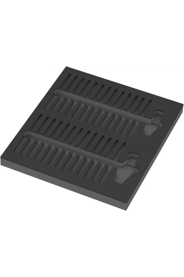Wera 9851 Özel Kesim Sünger Kraftform Kompakt VDE Set 1, boş, 344 x 30 x 392 mm