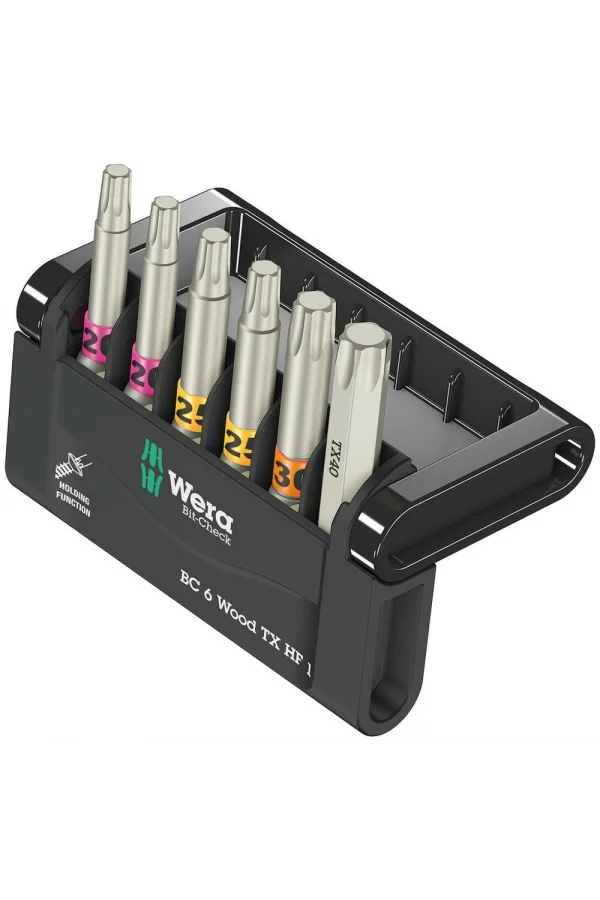 Wera Bit-Check 6 Ahşap TX HF 1