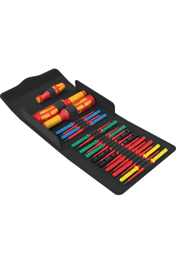 Wera Kraftform Kompakt VDE Safe-Torque Speed Kontrol Kabini Set 1