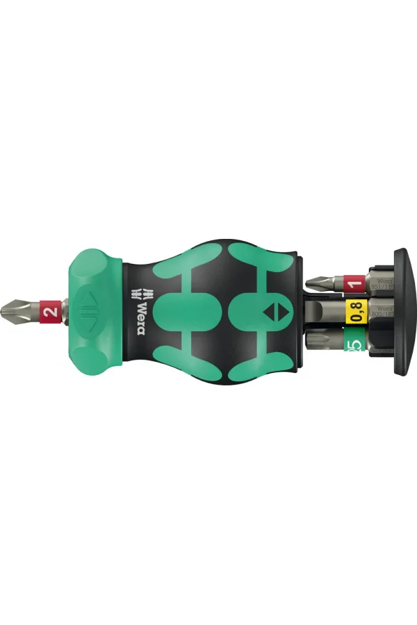 Wera Kraftform Kompakt Stubby/Topaç Bits Hazneli RA 1