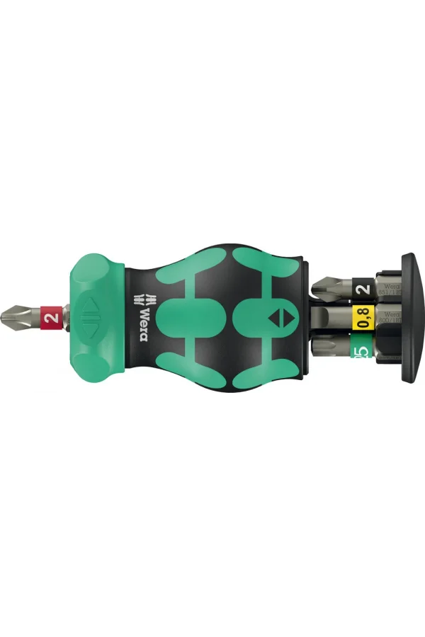 Wera Kraftform Kompakt Stubby/Topaç Bits Hazneli RA 2
