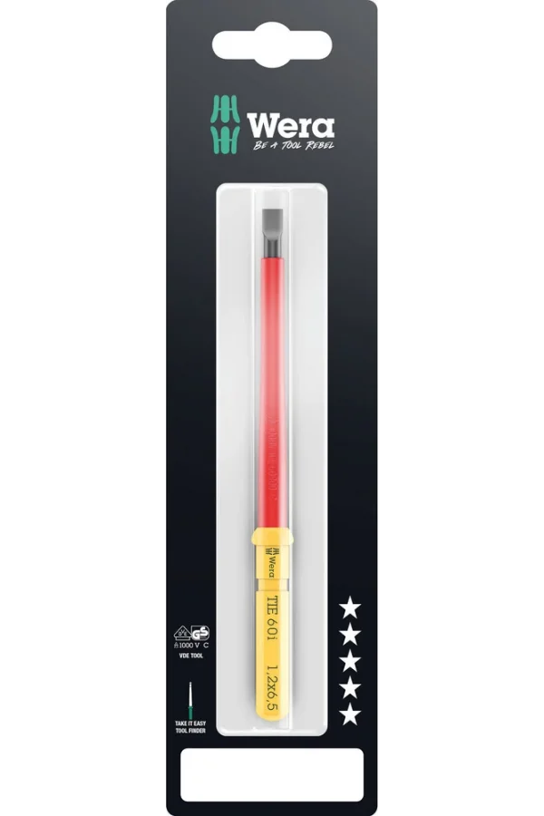 Wera Kraftform Kompakt VDE 60 i Take it Easy SB, 0.5 x 3 x 157 mm