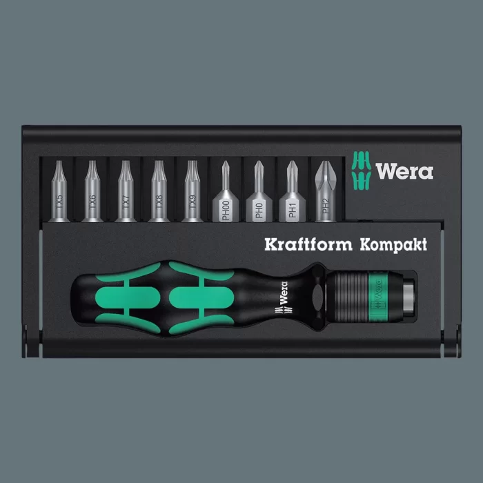 Wera Kraftform Kompakt Micro 10 Lu Bits Seti 05056653001