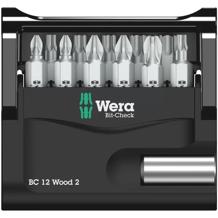 Wera Bit-Check 12 Ahşap Bits Seti 2 05057422001