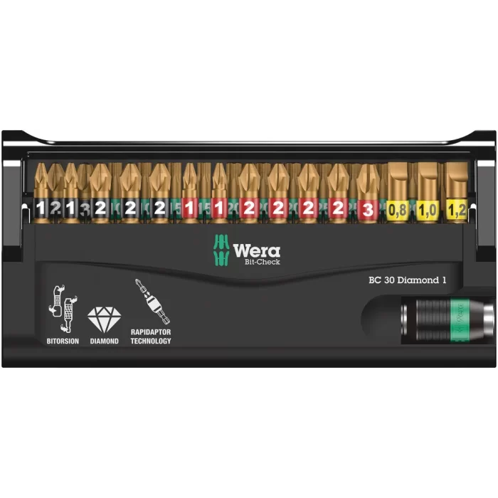 Wera Bit-Check 30 Elmas Uçlu Bits Seti 1 05057431001