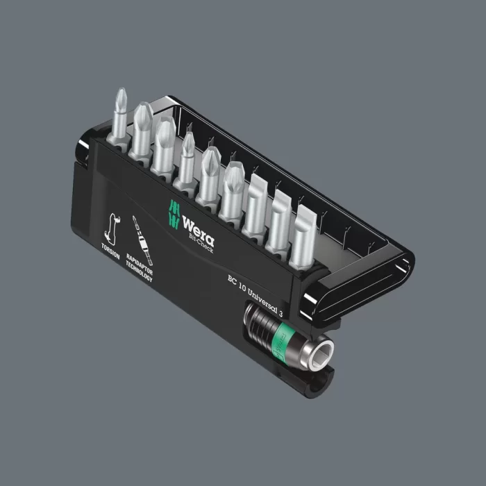 Wera Bit-Check 10 Universal Bits Seti 3 05056375001