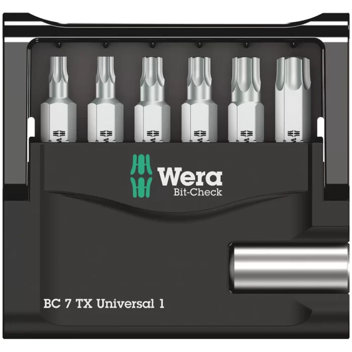 Wera Bit-Check 7 TX Universal Bits Seti 1 05056294001
