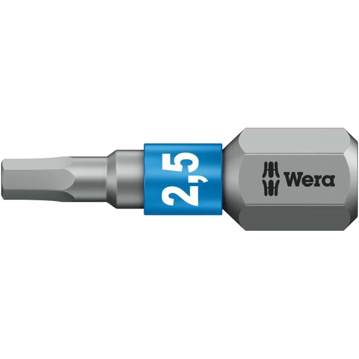 Wera 840/1 BTZ Hex-Plus Alyan 2,5x25mm Bits 05056682001