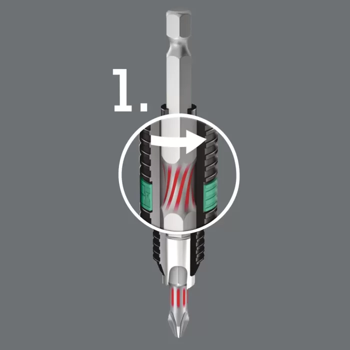 Wera 840/1 BTZ Hex-Plus Alyan 5,5x25mm Bits 05056686001