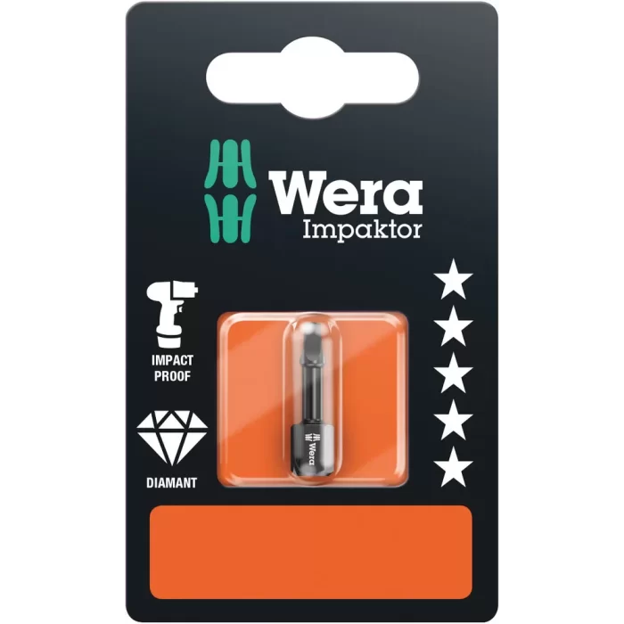 Wera 868/1 Kare Square impaktor DC 2x25mm Bits SB 05073931001