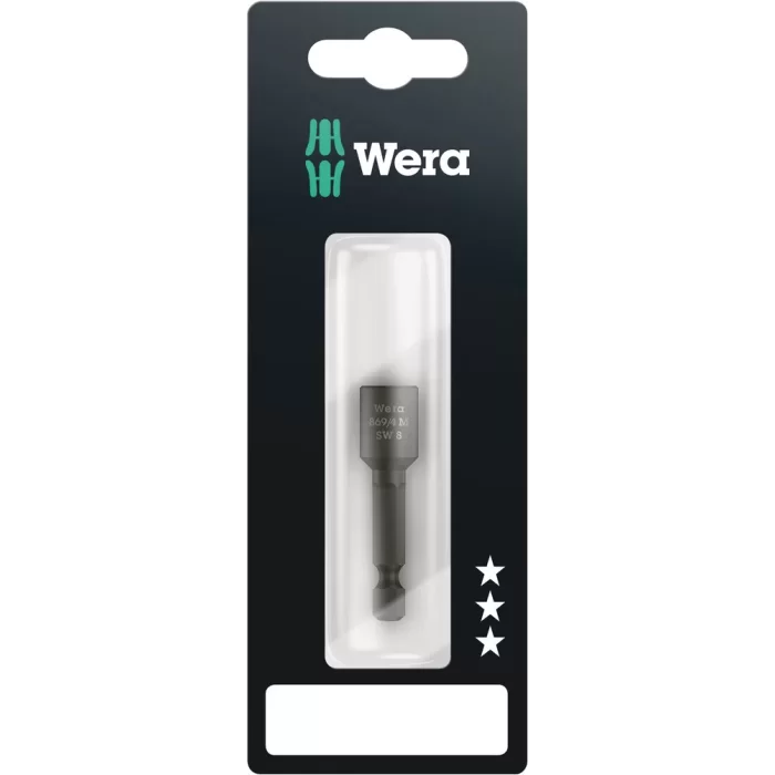 Wera 869/4 Mıknatıslı Lokma 8x50mm Bits SB 05073503001