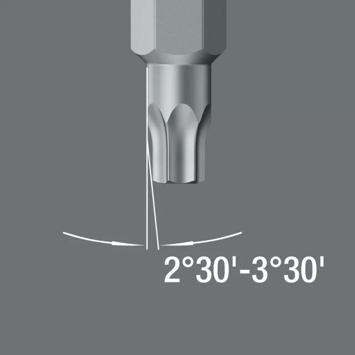 Wera 867/1 Z TORX® Wedge/Kama Bits, TX 15 x 25 mm