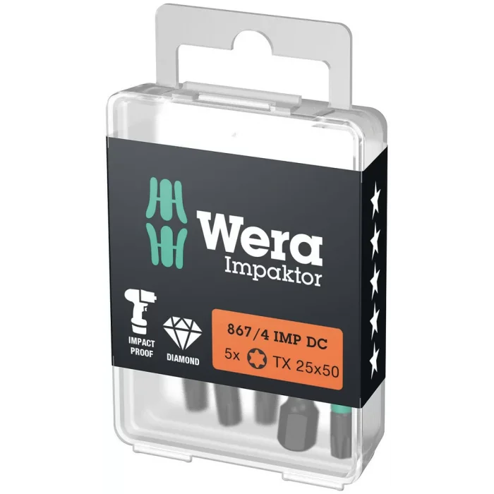Wera 867/4 IMP DC TORX® DIY Impaktor Bits