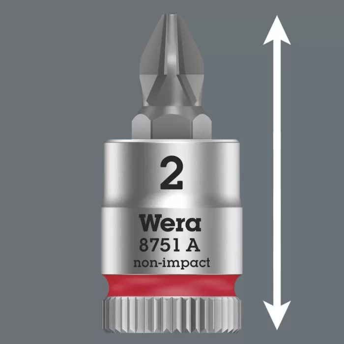 Wera 8751 A PH/Yıldız 1/4 Lokma 2x28mm 05003351001