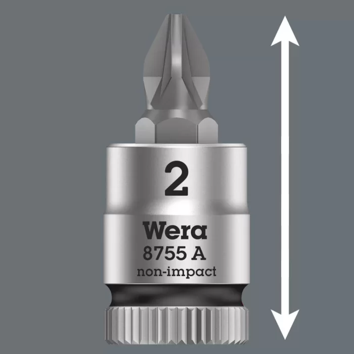 Wera 8755 A PZ 1/4 Lokma 2x28mm 05003354001