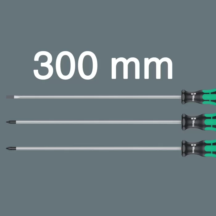 Wera 335/350/355/3 Uzun 300mm Tornavida 05347735002