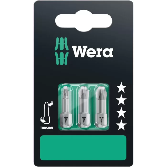 Wera 851/1 Tz Ph/Yıldız 2x25mm Bits SB 05073324001