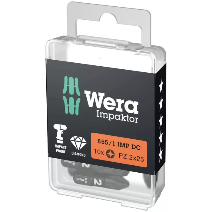 Wera 855/1 impaktor Dc Pz 2x25mm Bits 05057621001