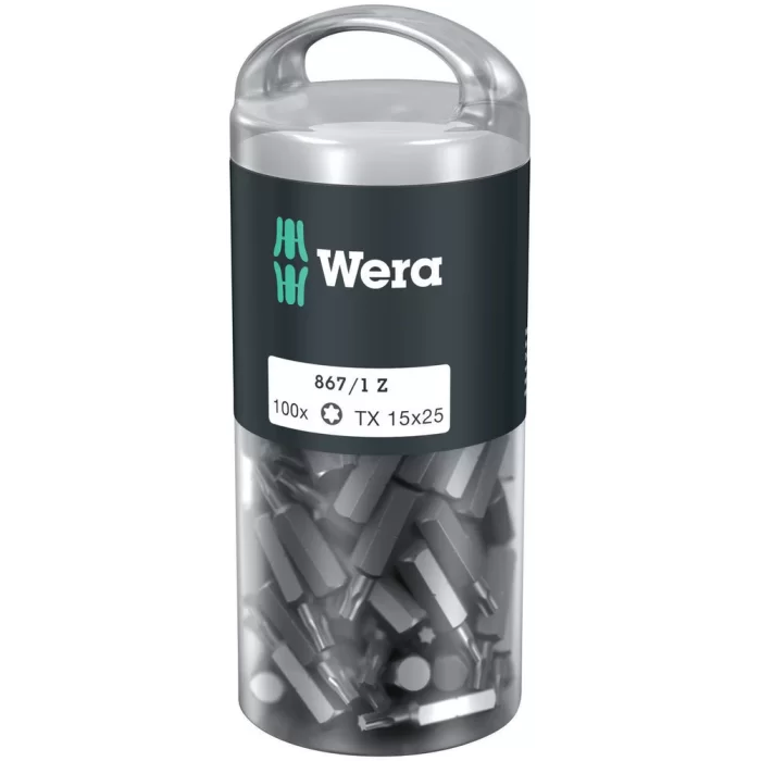 Wera 867/1 Z Tx 15x25mm Bits DIY-Box 05072447001