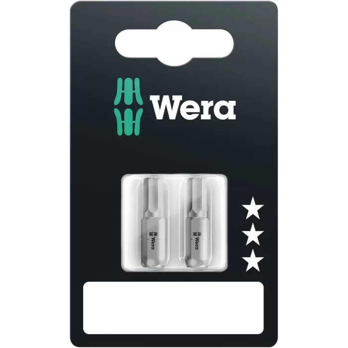Wera 840/1 Z Hex-Plus Alyan 5x25mm Bits SB 05073054001
