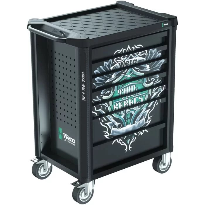 Wera 9700 Tool Rebel Roller Cabinet 1 Tekerlekli Tam Donanımlı Takım Dolabı Seti 05150130001