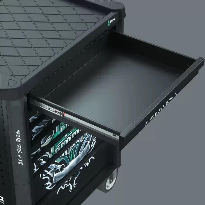 Wera 9700 Tool Rebel Roller Cabinet 1 Tekerlekli Tam Donanımlı Takım Dolabı Seti 05150130001