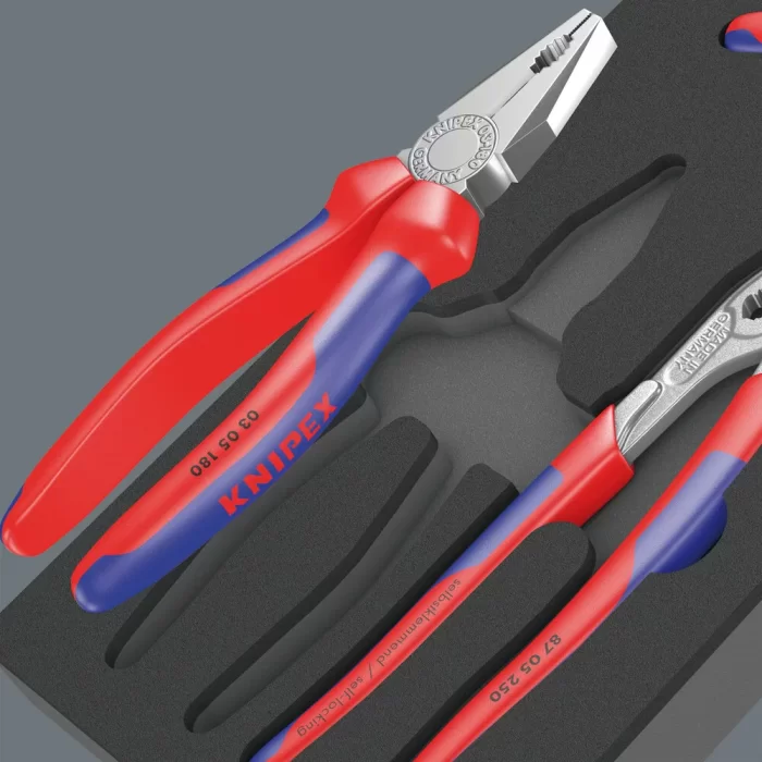 Wera 9780 Knipex Kombine Pense, Yan Keski, Cobra Fort Pense Seti 05150180001