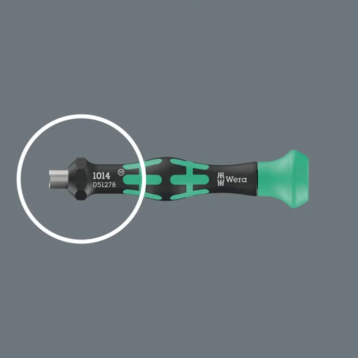 Wera 1014 Kraftform Micro Bits tutuculu tornavida, 4 x 80 mm