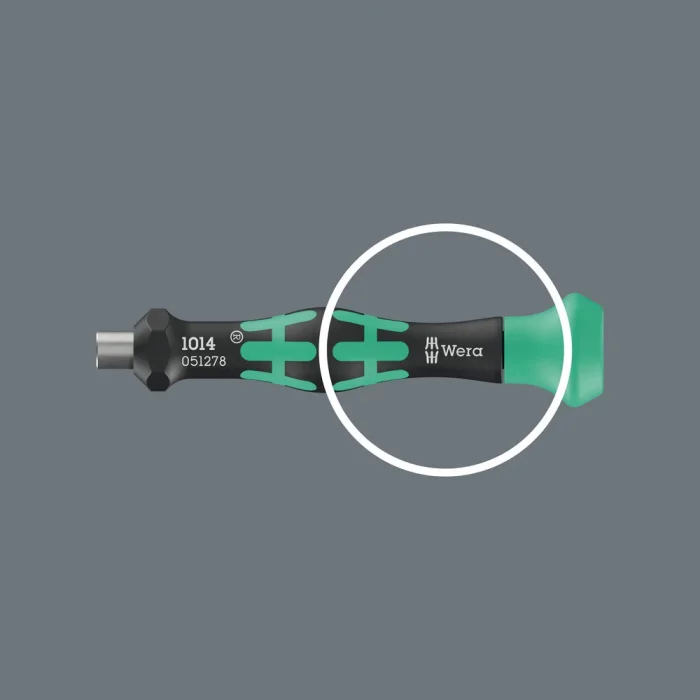 Wera 1014 Kraftform Micro Bits tutuculu tornavida, 4 x 80 mm