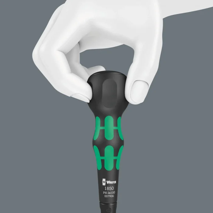 Wera 1850 PH Kraftform BallGrip/Yumru Saplı Yıldız Tornavida, PH 3 x 150 mm