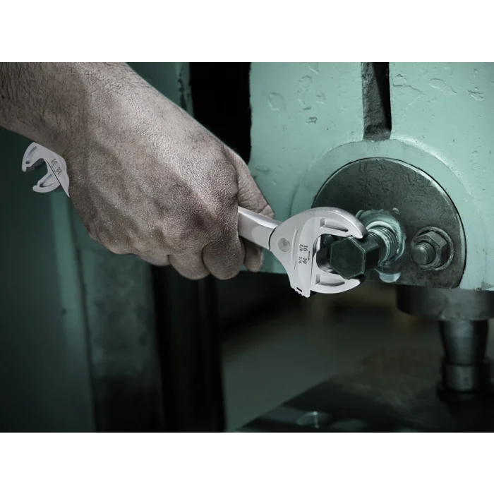 Wera 6006 Joker M/L Kendinden Ayarlı Çift Açık Ağız Kurbağacık Anahtar, 13-16 x 1/2-5/8 x 16-19 x 5/8-3/4 x 239.4 mm