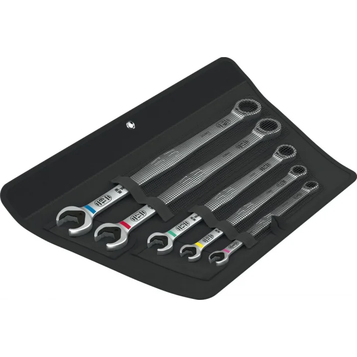 Wera 6007 Joker 5 Set 1 Açık Ağız Cırcırlı Kombine Anahtar Set