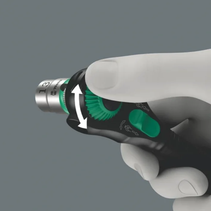 WERA 8000 A Black Edition Zyklop Speed Cırcır 1/4 sürücülü