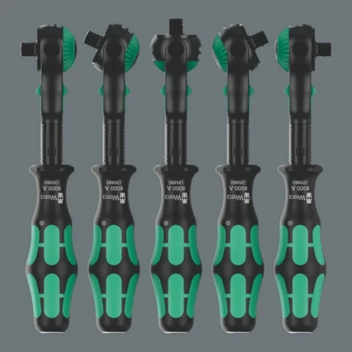 WERA 8000 A Black Edition Zyklop Speed Cırcır 1/4 sürücülü