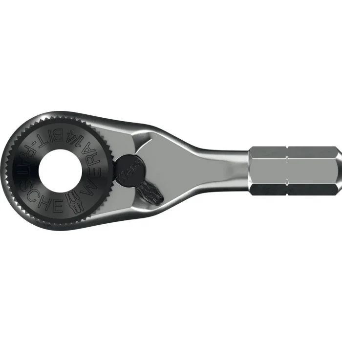 Wera 8011 Zyklop Mini 4 Bits tutuculu cırcır, 1/4, 1/4 x 50 mm
