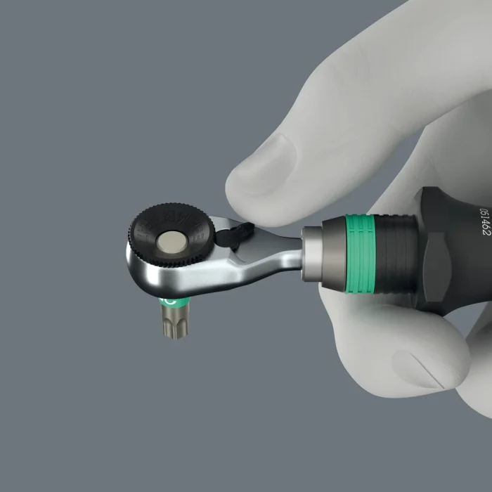 Wera 8011 Zyklop Mini 4 Bits tutuculu cırcır, 1/4, 1/4 x 50 mm
