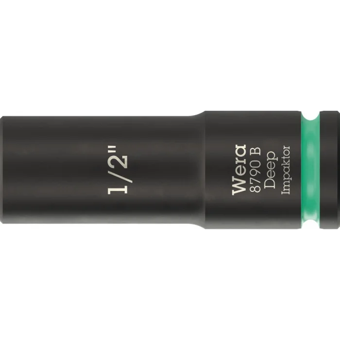 Wera 8790 B Impaktor Derin Lokma, 3/8 soketli, 1/2 x 63 mm