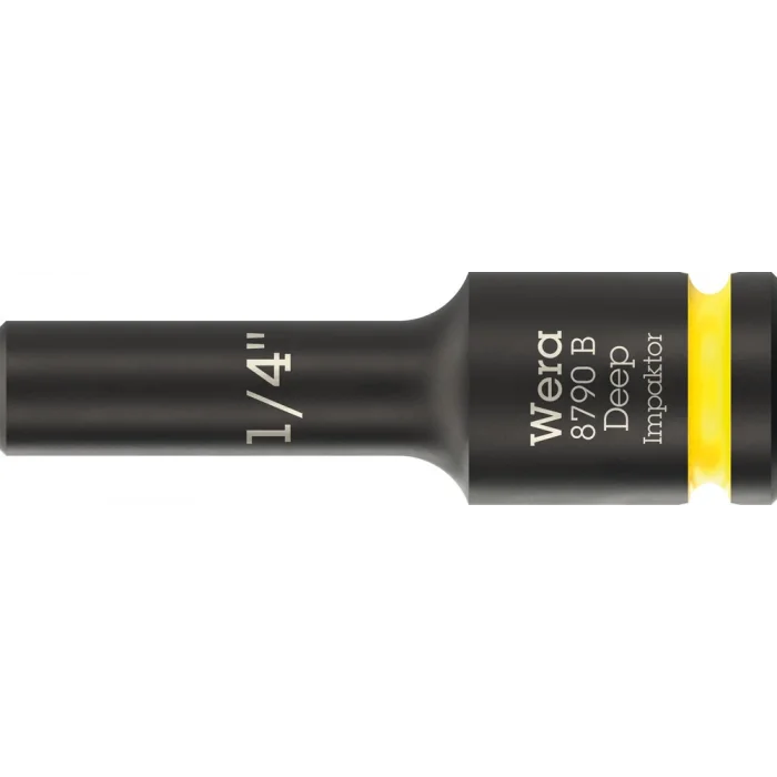 Wera 8790 B Impaktor Derin Lokma, 3/8 soketli, 1/4 x 63 mm