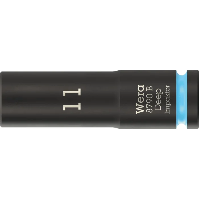 Wera 8790 B Impaktor Derin Lokma, 3/8 soketli, 11 x 63 mm