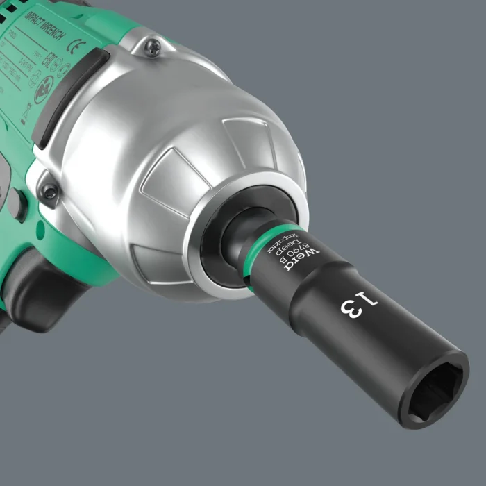 Wera 8790 B Impaktor Derin Lokma, 3/8 soketli, 13 x 63 mm