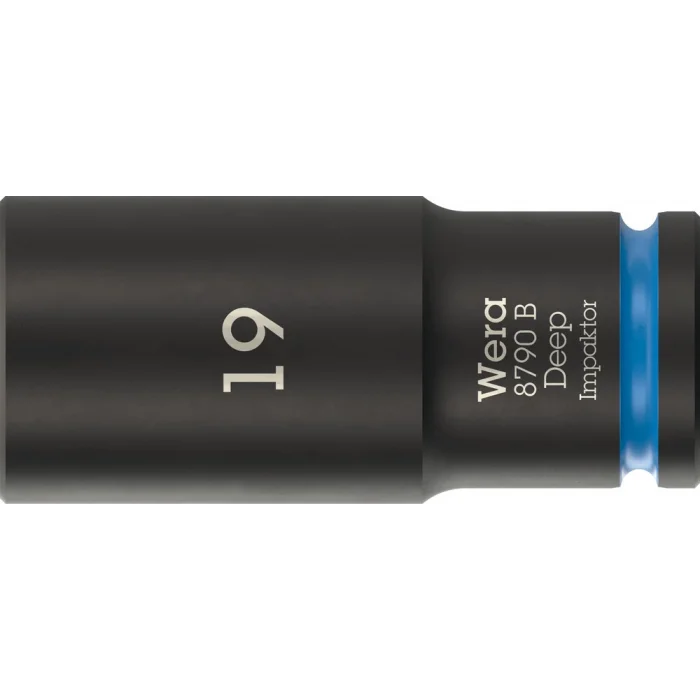 Wera 8790 B Impaktor Derin Lokma, 3/8 soketli, 19 x 63 mm