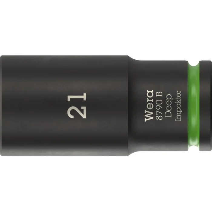 Wera 8790 B Impaktor Derin Lokma, 3/8 soketli, 21 x 63 mm