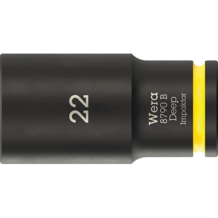 Wera 8790 B Impaktor Derin Lokma, 3/8 soketli, 22 x 63 mm