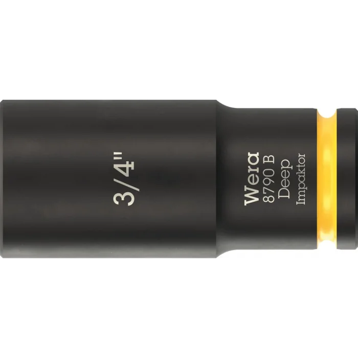 Wera 8790 B Impaktor Derin Lokma, 3/8 soketli, 3/4 x 63 mm