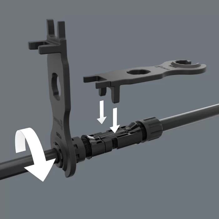 Wera 9108/2 PV Set of installation tools for MC4