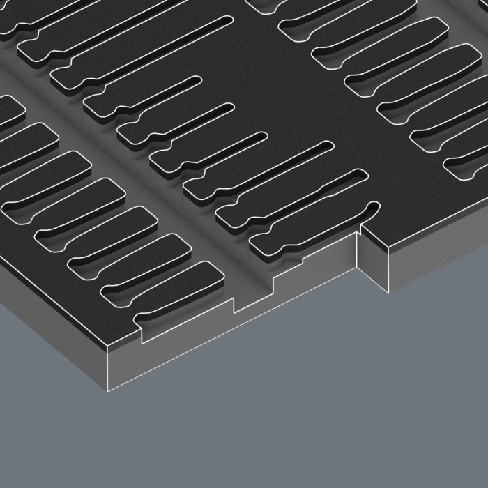 Wera 9715 Foam insert Kraftform Micro Set 1 05150106001